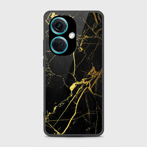 OnePlus Nord CE3 - Black Marble Series - HQ Premium Shine Durable Shatterproof Case
