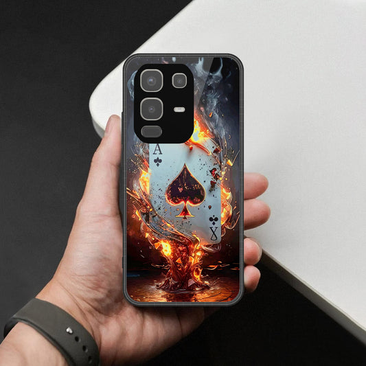 Infinix Note 50x Cover - Ace of Fire Rising Star Design - HQ Premium Shine Durable Shatterproof Case