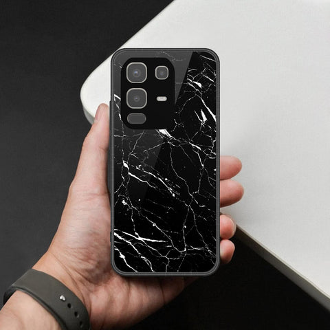 Infinix Note 50x Cover - Black Marble Series - HQ Premium Shine Durable Shatterproof Case