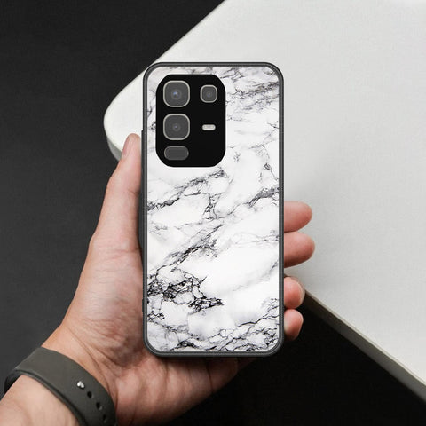 Infinix Note 50x Cover - White Marble Series - HQ Premium Shine Durable Shatterproof Case