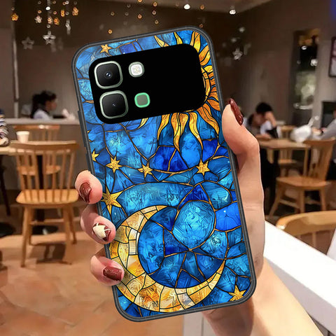 Infinix Note Edge Cover - Celestial Starry Universe Series - HQ Premium Shine Durable Shatterproof Case