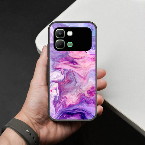 Infinix Note Edge Cover - Colorful Marble Series - HQ Premium Shine Durable Shatterproof Case