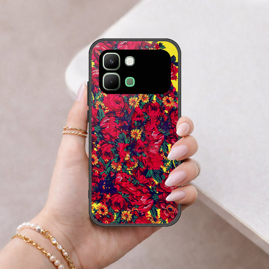 Infinix Note Edge Cover - Floral Series - HQ Premium Shine Durable Shatterproof Case