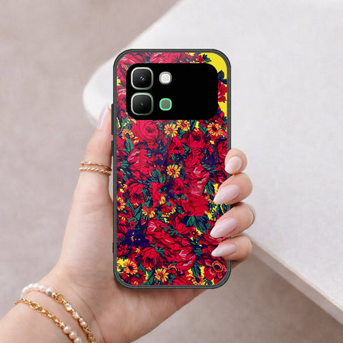 Infinix Note Edge Cover - Floral Series - HQ Premium Shine Durable Shatterproof Case