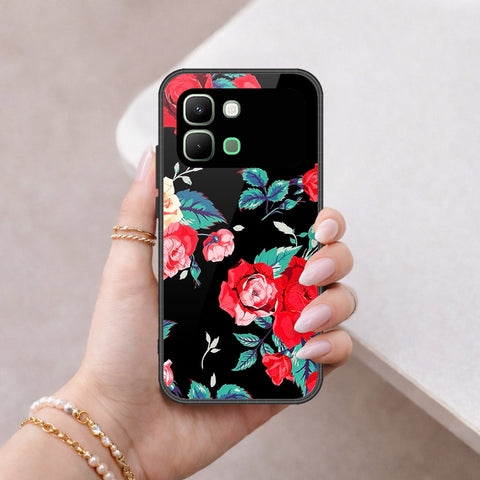 Infinix Note Edge Cover - Floral Series - HQ Premium Shine Durable Shatterproof Case
