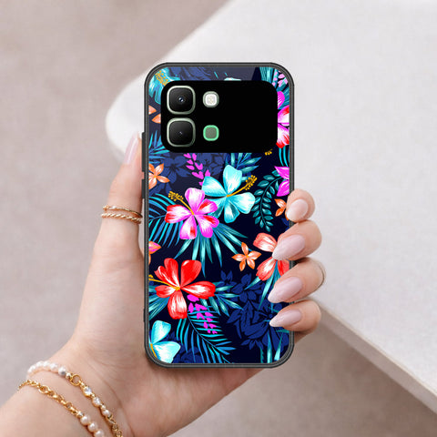 Infinix Note Edge Cover - Floral Series - HQ Premium Shine Durable Shatterproof Case