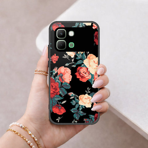 Infinix Note Edge Cover - Floral Series 2 - HQ Premium Shine Durable Shatterproof Case