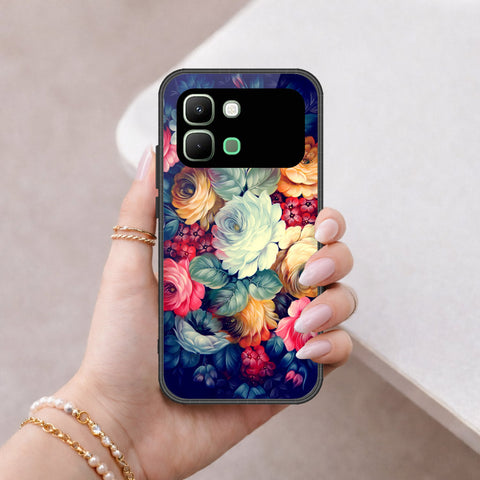 Infinix Note Edge Cover - Floral Series 2 - HQ Premium Shine Durable Shatterproof Case