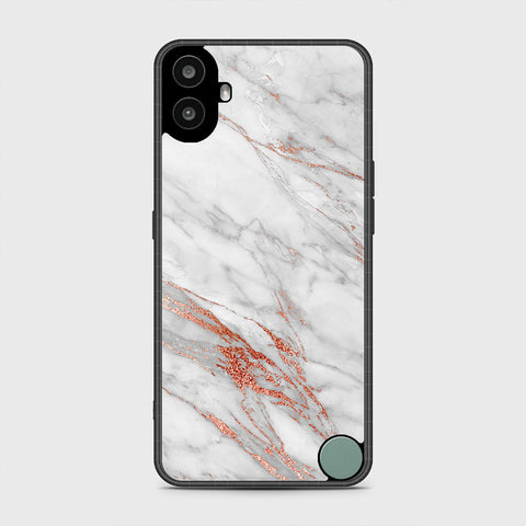 Nothing CMF Phone 1 - White Marble Series - HQ Premium Shine Durable Shatterproof Case