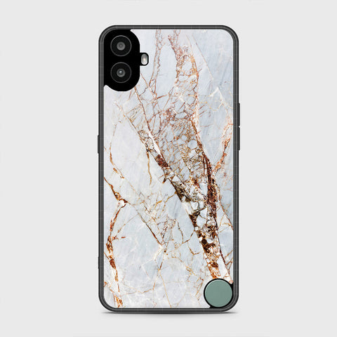 Nothing CMF Phone 1 - White Marble Series - HQ Premium Shine Durable Shatterproof Case