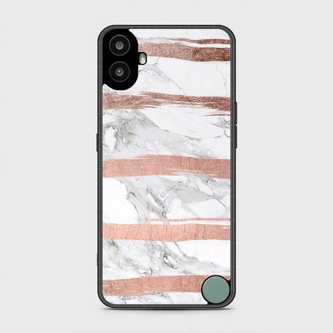 Nothing CMF Phone 1 - White Marble Series - HQ Premium Shine Durable Shatterproof Case