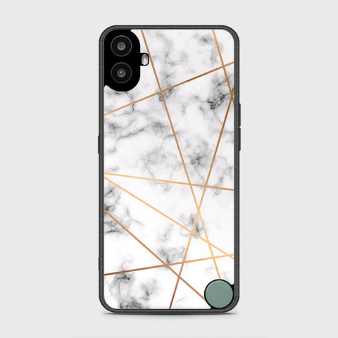 Nothing CMF Phone 1 - White Marble Series 2 - HQ Premium Shine Durable Shatterproof Case
