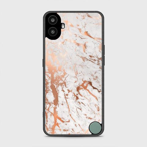 Nothing CMF Phone 1 - White Marble Series 2 - HQ Premium Shine Durable Shatterproof Case