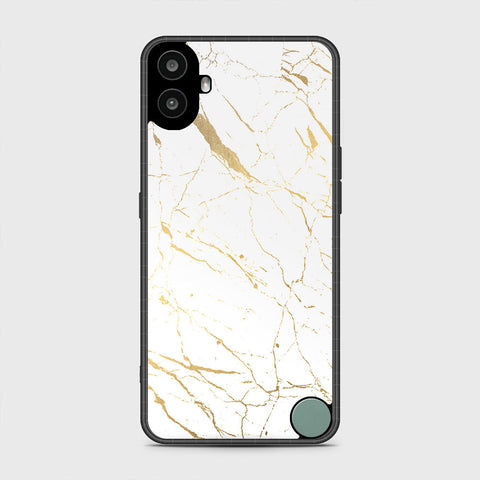 Nothing CMF Phone 1 - White Marble Series 2 - HQ Premium Shine Durable Shatterproof Case