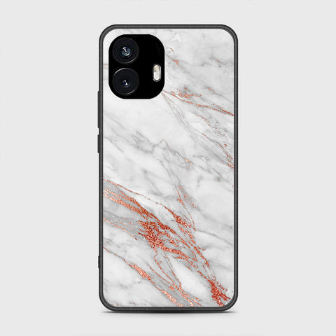 Nothing Phone 2 - White Marble Series - HQ Premium Shine Durable Shatterproof Case