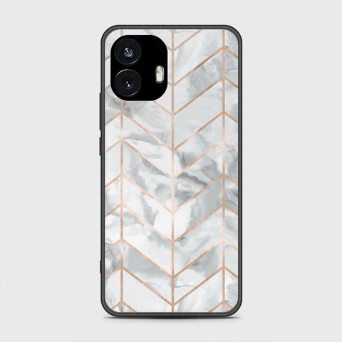 Nothing Phone 2 - White Marble Series 2 - HQ Premium Shine Durable Shatterproof Case