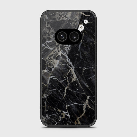 Nothing Phone 2a Plus - Black Marble Series - HQ Premium Shine Durable Shatterproof Case