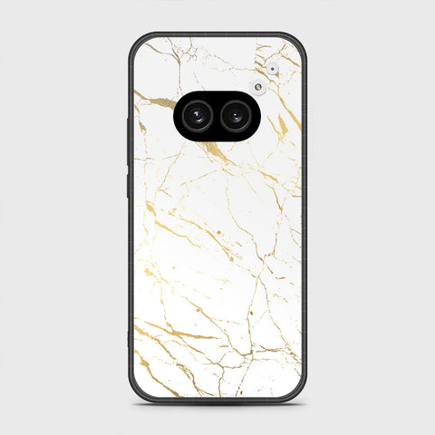 Nothing Phone 2a - White Marble Series 2 - HQ Premium Shine Durable Shatterproof Case
