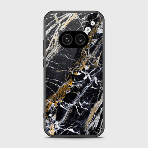 Nothing Phone 2a Plus - Black Marble Series - HQ Premium Shine Durable Shatterproof Case