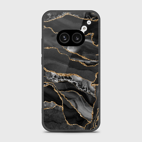 Nothing Phone 2a Plus - Black Marble Series - HQ Premium Shine Durable Shatterproof Case