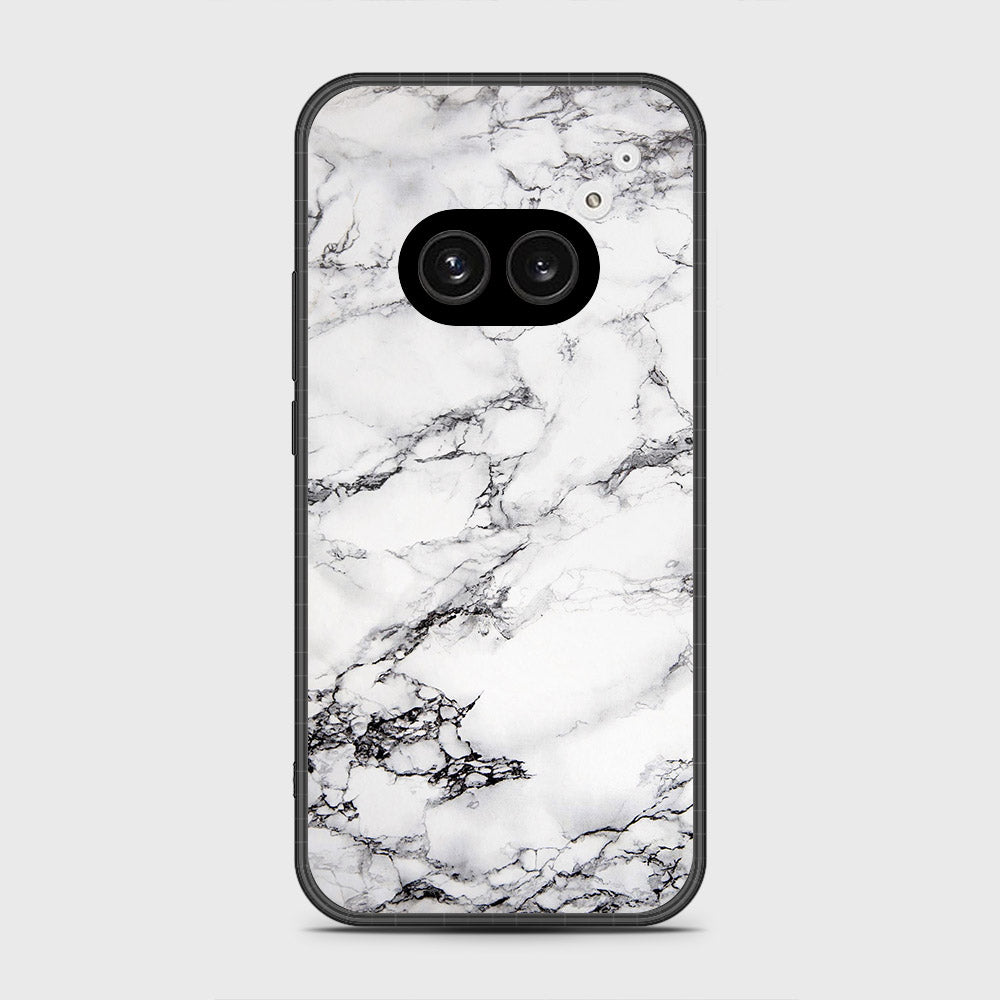 Nothing Phone 2a - White Marble Series - HQ Premium Shine Durable Shatterproof Case