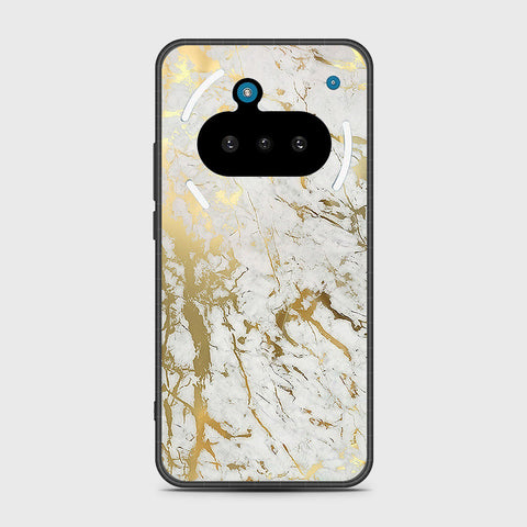 Nothing Phone 3a - White Marble Series - HQ Premium Shine Durable Shatterproof Case