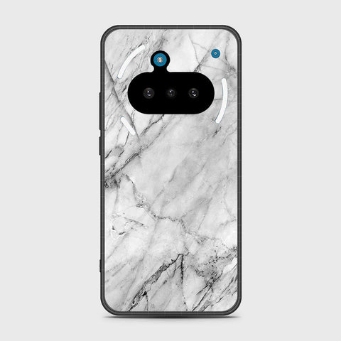 Nothing Phone 3a - White Marble Series - HQ Premium Shine Durable Shatterproof Case