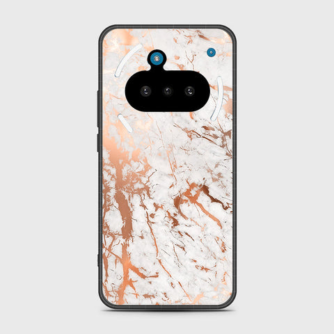 Nothing Phone 3a - White Marble Series 2 - HQ Premium Shine Durable Shatterproof Case