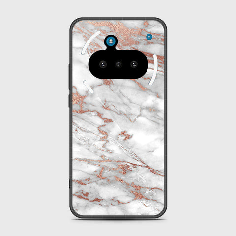 Nothing Phone 3a - White Marble Series 2 - HQ Premium Shine Durable Shatterproof Case