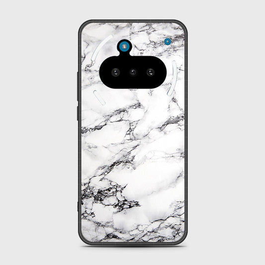 Nothing Phone 3a - White Marble Series - HQ Premium Shine Durable Shatterproof Case