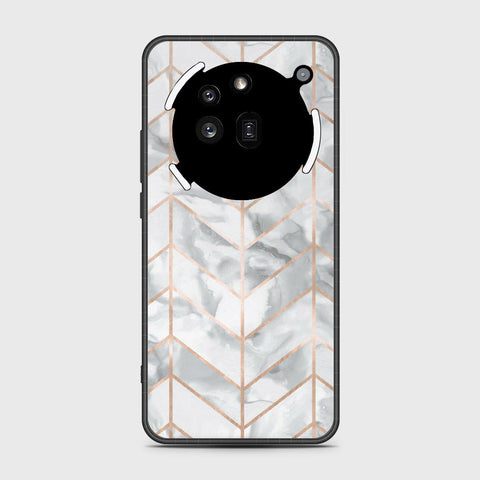 Nothing Phone 3a Pro - White Marble Series 2 - HQ Premium Shine Durable Shatterproof Case