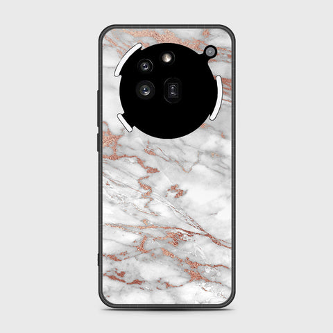 Nothing Phone 3a Pro - White Marble Series 2 - HQ Premium Shine Durable Shatterproof Case