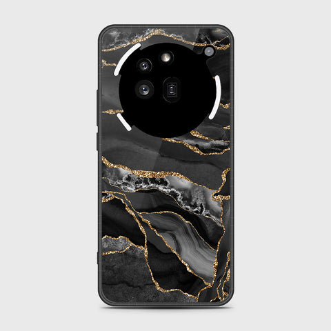 Nothing Phone 3a Pro - Black Marble Series - HQ Premium Shine Durable Shatterproof Case