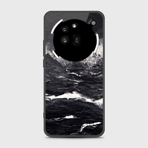 Nothing Phone 3a Pro - Black Marble Series - HQ Premium Shine Durable Shatterproof Case