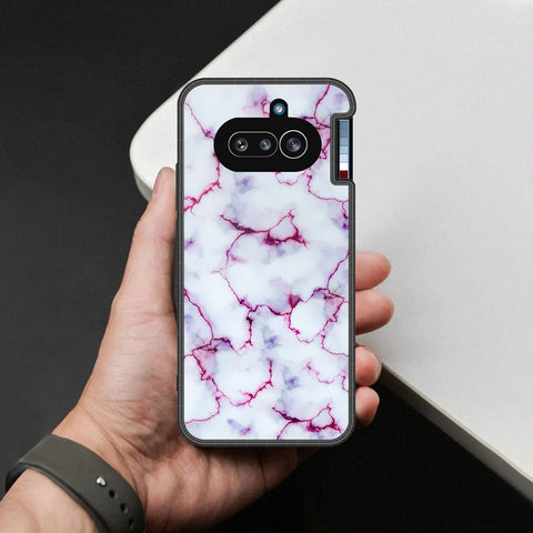 Nothing Phone (4a) Cover - White Marble Series - HQ Premium Shine Durable Shatterproof Case