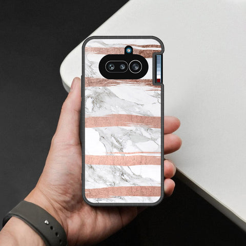 Nothing Phone (4a) Cover - White Marble Series - HQ Premium Shine Durable Shatterproof Case