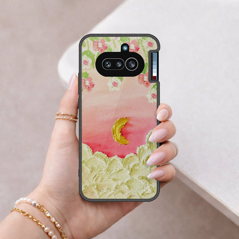 Nothing Phone (4a) Cover - Floral Series - Design 7 - Pink & Yellow - HQ Premium Shine Durable Shatterproof Case