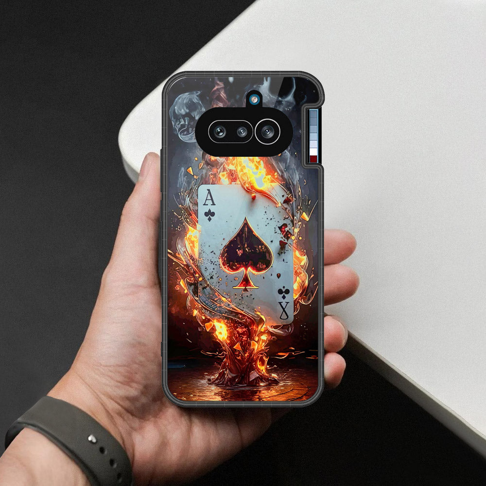 Nothing Phone (4a) Cover - Ace of Fire Rising Star Design - HQ Premium Shine Durable Shatterproof Case