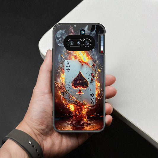 Nothing Phone (4a) Cover - Ace of Fire Rising Star Design - HQ Premium Shine Durable Shatterproof Case