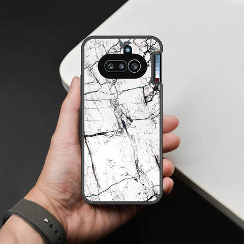 Nothing Phone (4a) Cover - White Marble Series 2 - HQ Premium Shine Durable Shatterproof Case