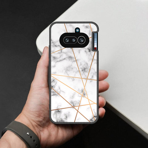 Nothing Phone (4a) Cover - White Marble Series 2 - HQ Premium Shine Durable Shatterproof Case