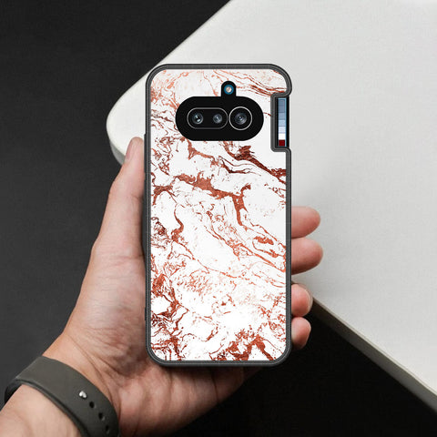 Nothing Phone (4a) Cover - White Marble Series 2 - HQ Premium Shine Durable Shatterproof Case