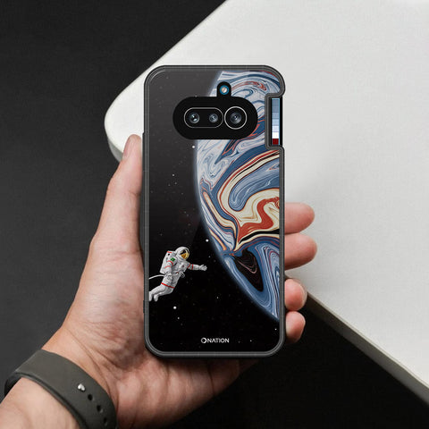 Nothing Phone (4a) Cover - Cosmic Marble Astronaut Design - HQ Premium Shine Durable Shatterproof Case
