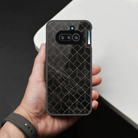 Nothing Phone (4a) Cover - Black Marble Series - HQ Premium Shine Durable Shatterproof Case