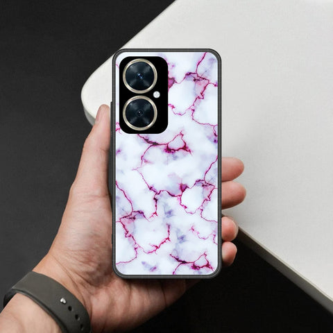 Huawei nova 11i Cover - White Marble Series - HQ Premium Shine Durable Shatterproof Case