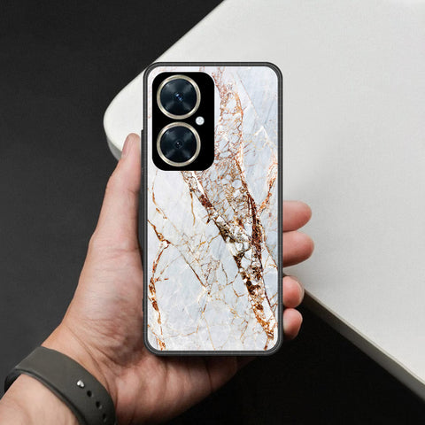 Huawei nova 11i Cover - White Marble Series - HQ Premium Shine Durable Shatterproof Case
