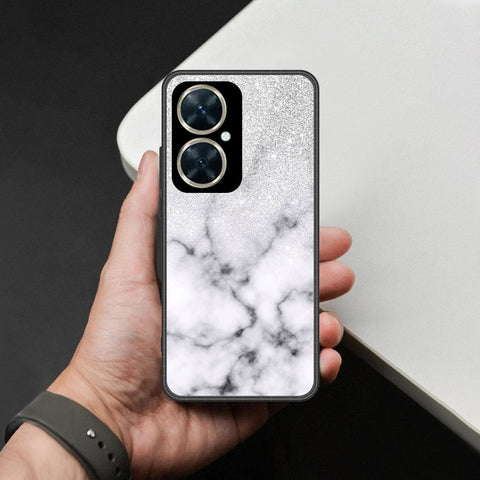 Huawei nova 11i Cover - White Marble Series - HQ Premium Shine Durable Shatterproof Case