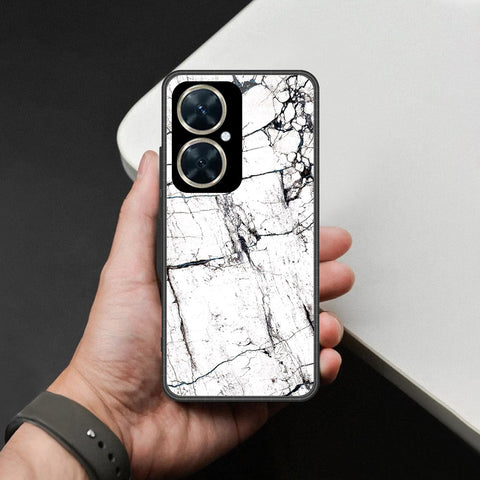 Huawei nova 11i Cover - White Marble Series 2 - HQ Premium Shine Durable Shatterproof Case
