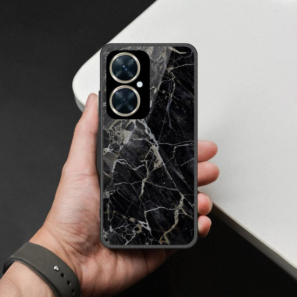 Huawei nova 11i Cover - Black Marble Series - HQ Premium Shine Durable Shatterproof Case