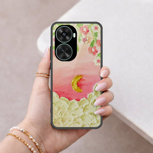 Huawei nova 11 SE Cover - Floral Series - Design 7 - Pink & Yellow - HQ Premium Shine Durable Shatterproof Case